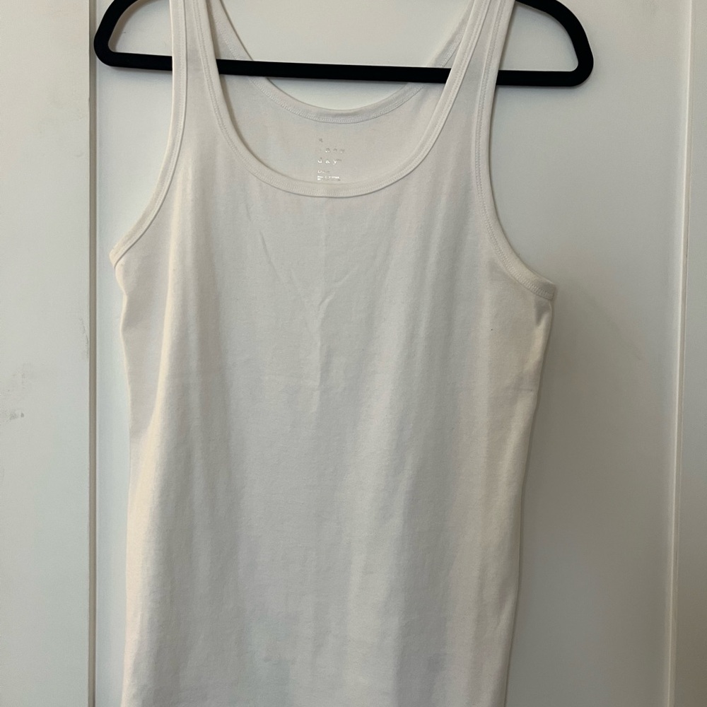 A New Day Classic White Tank Top